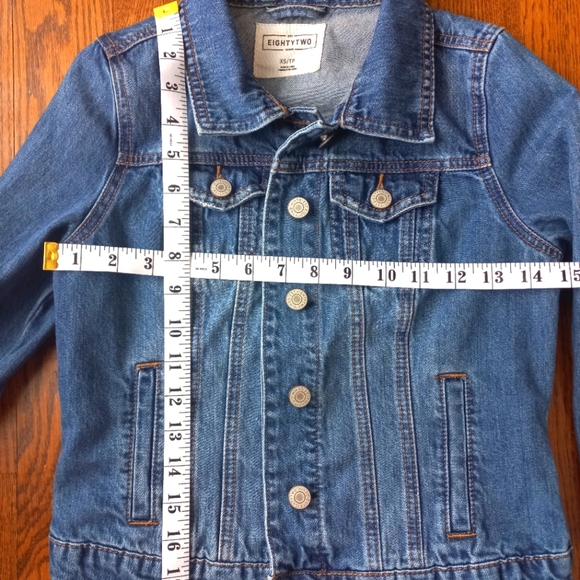XS❣️Eightytwo Denim Cropped Jacket - Picture 11 of 11